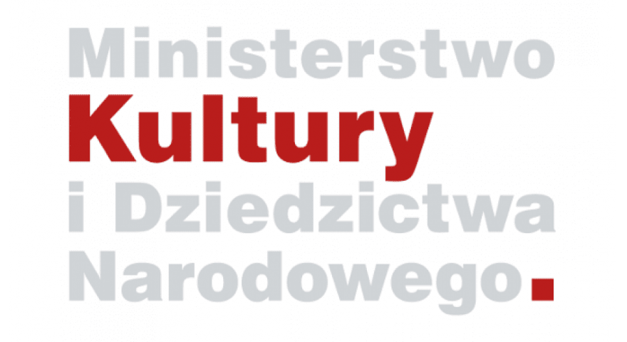 Logotyp Ministertswa Kultury i Dziedzictwa Narodowego